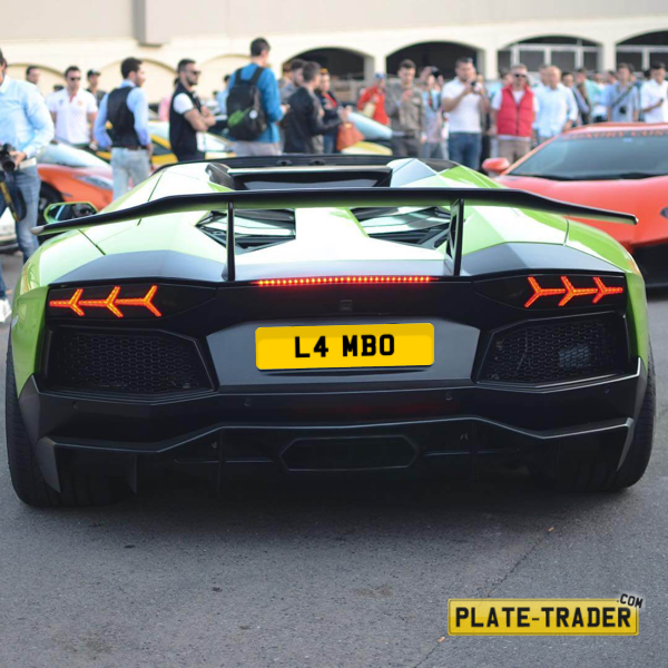 L4 MBO number plate